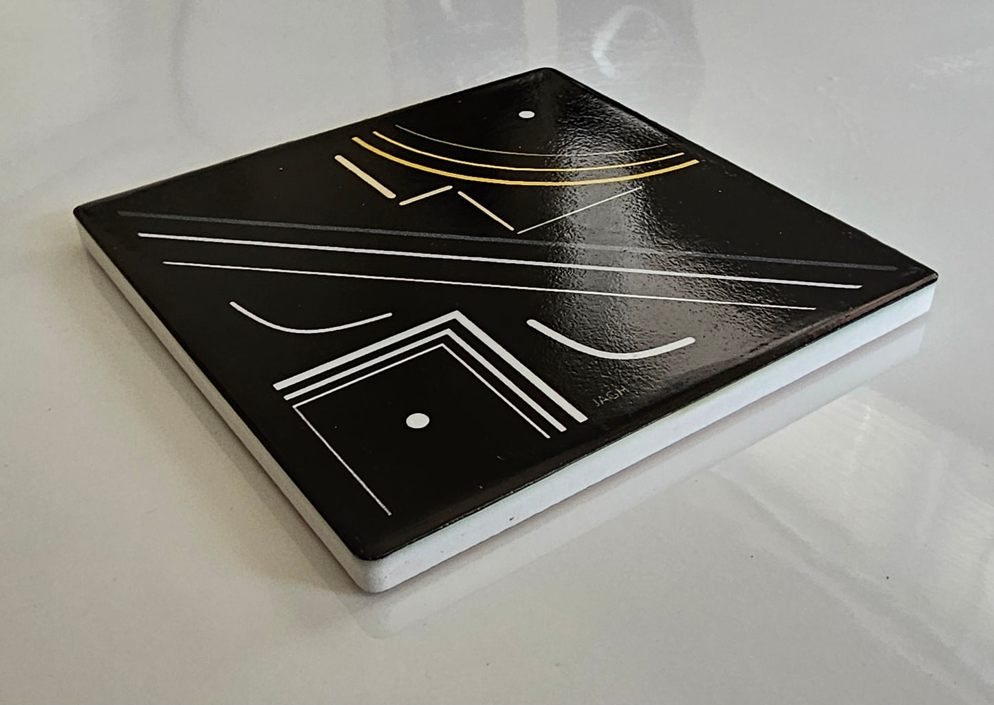 Ceramic Coaster Set of (4) - Design 8