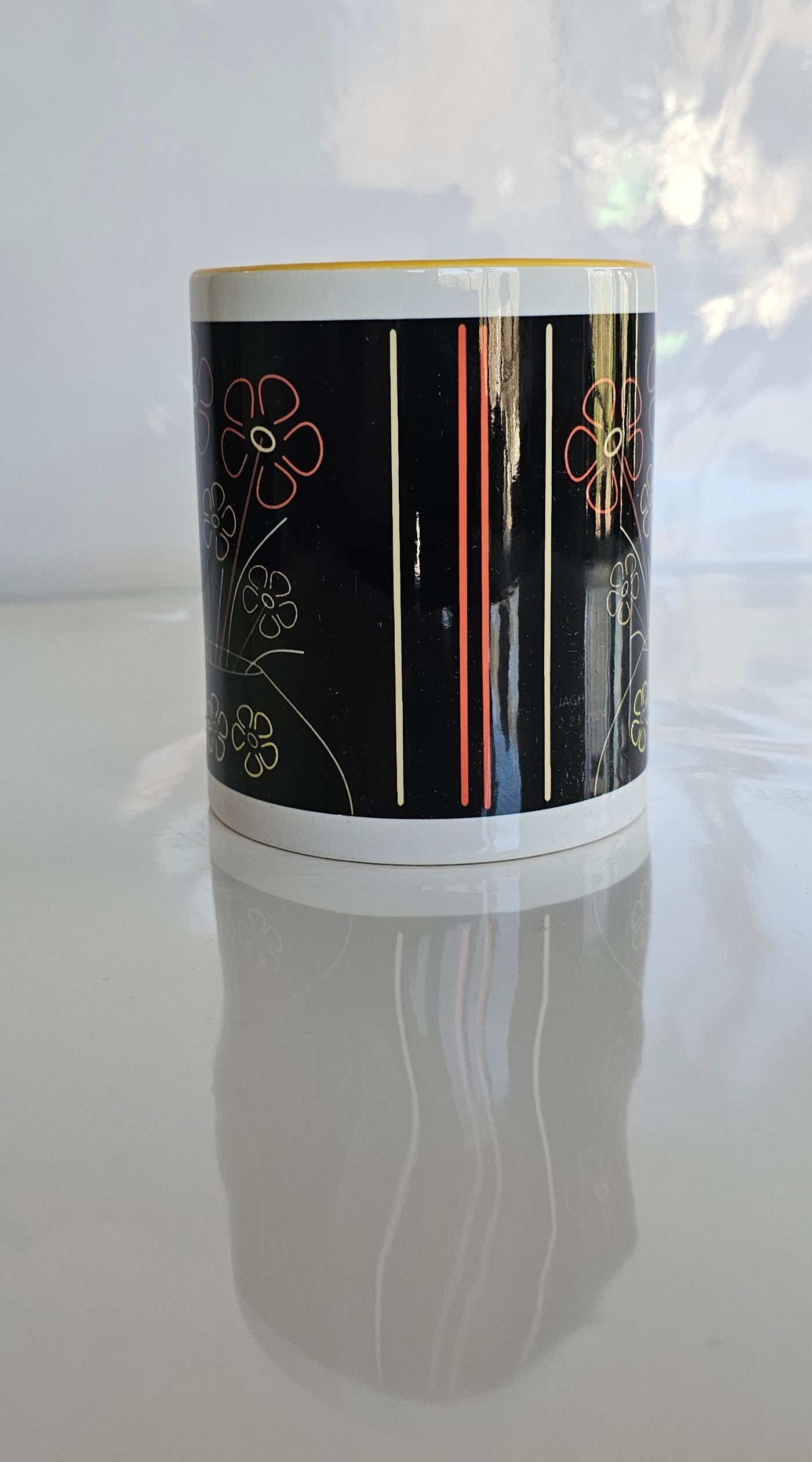 Coffee Mug - Light Orange Ecstatic - Ecstático Naranja Claro