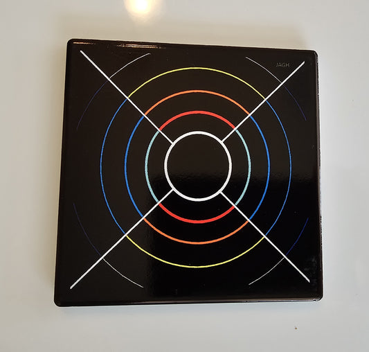 Ceramic Coaster Set of (4) - Design 6