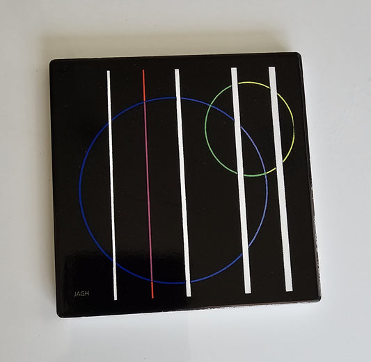 Ceramic Coaster Set of (4) - Design 10